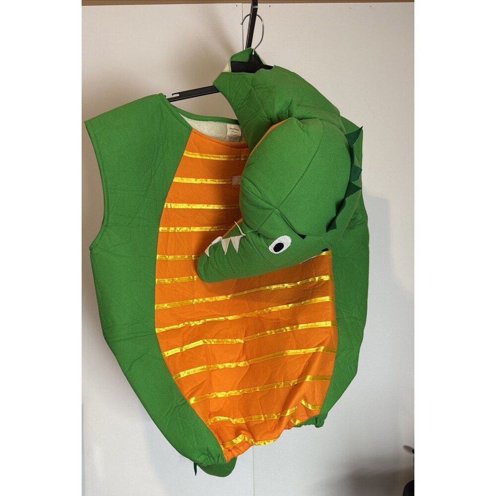 Crocodile Costume W/head Adult OSFA Halloween Dress up Party Hauntlook Preown